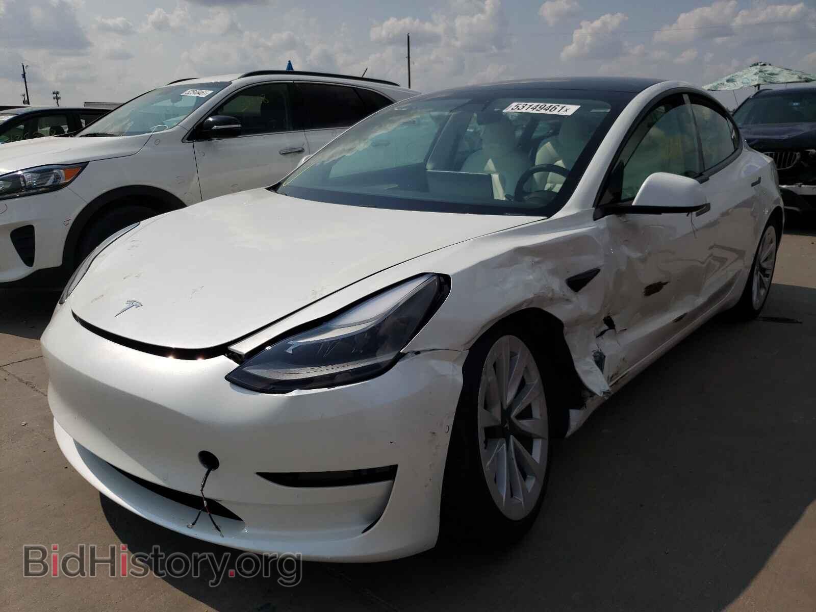 2021 TESLA MODEL 3 - VIN: 5YJ3E1EA8MF978727 - Фото 2