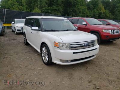 2010 Ford FLEX Flex Limit, белый — VIN 2FMHK6DC7ABB36660, Copart