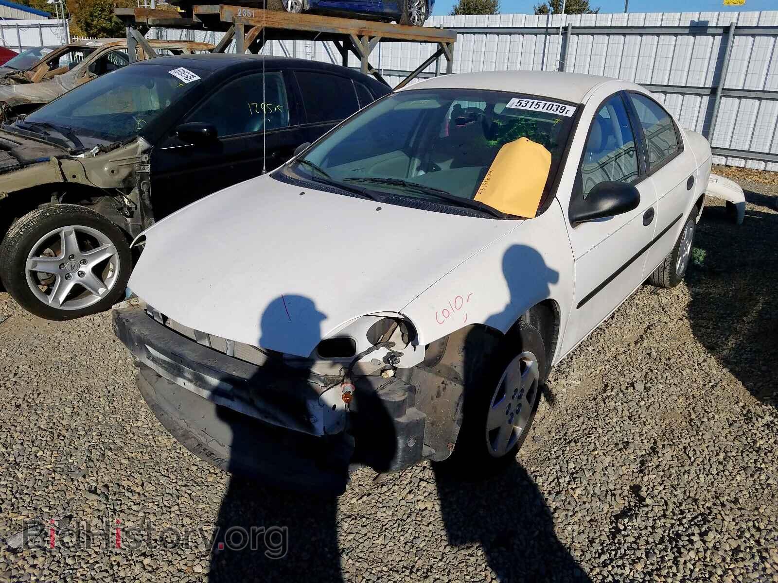 2003 DODGE NEON - VIN: 1B3ES26C43D177727 - Фото 2