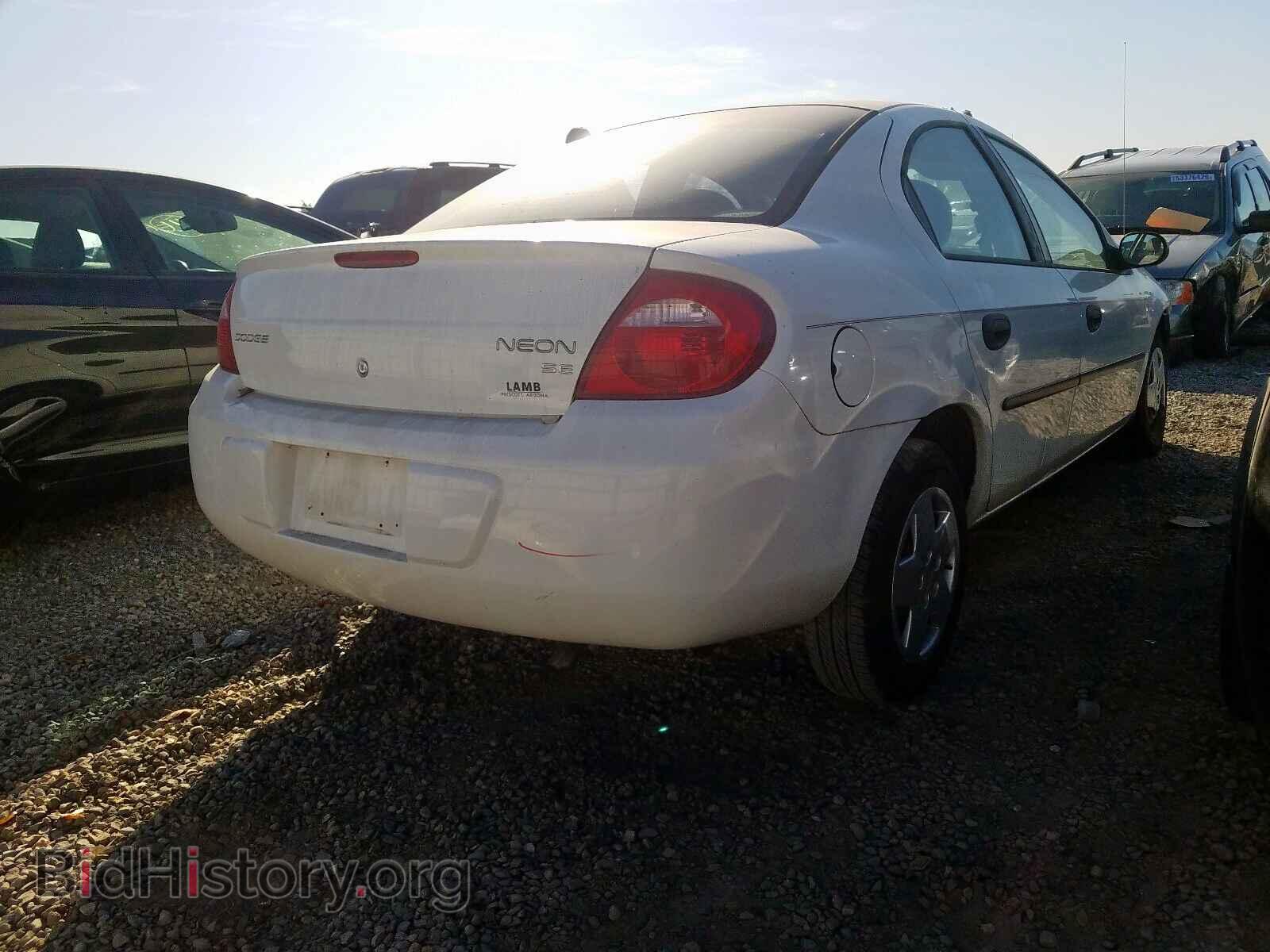 2003 DODGE NEON - VIN: 1B3ES26C43D177727 - Фото 4