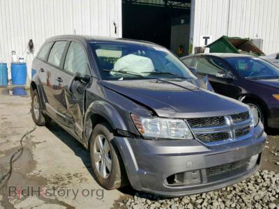 2013 Dodge JOURNEY SE, серебристый — VIN 3C4PDCAB6DT614743, Copart