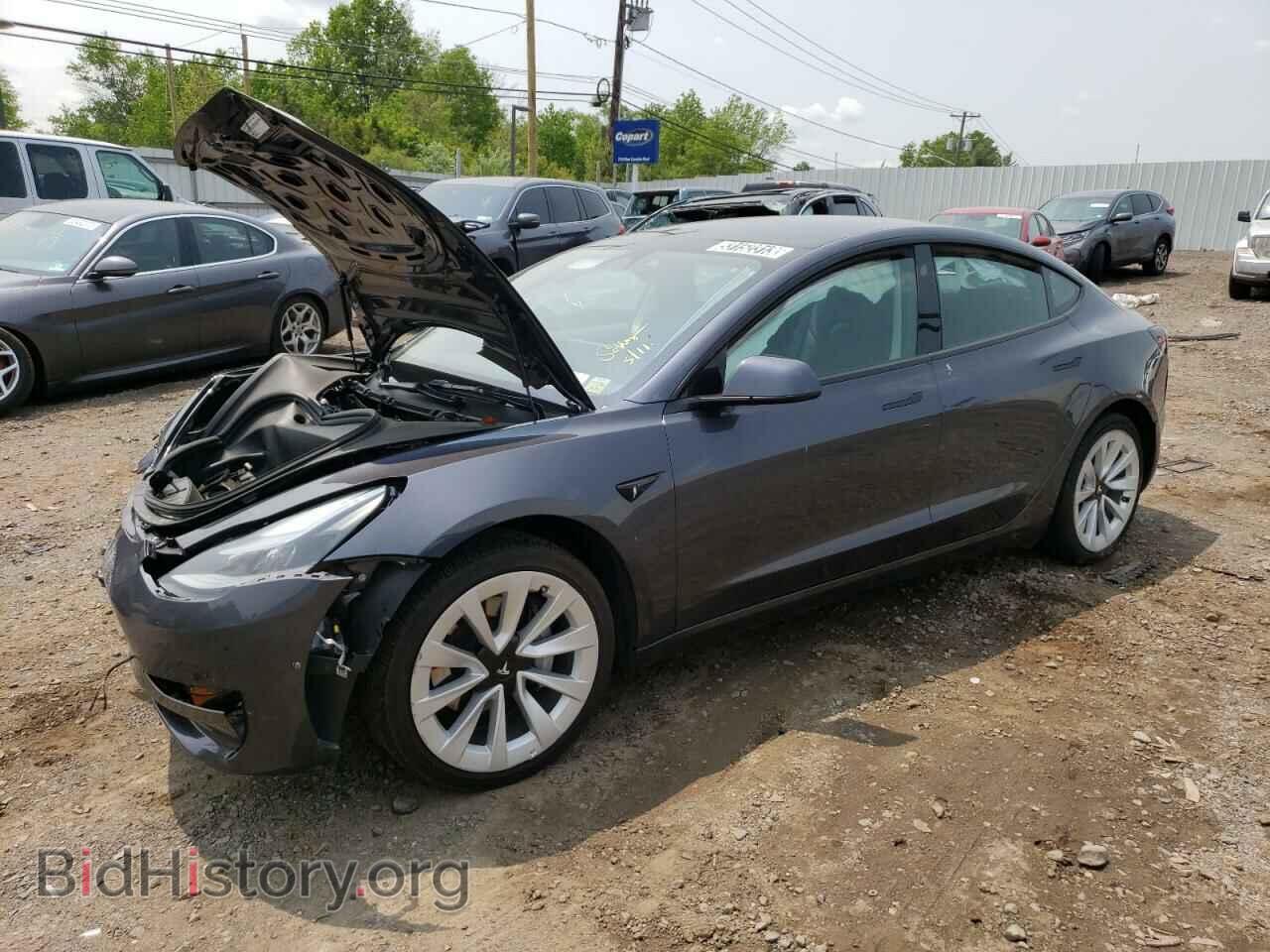Photo 5YJ3E1EA7NF190197 - TESLA MODEL 3 2022