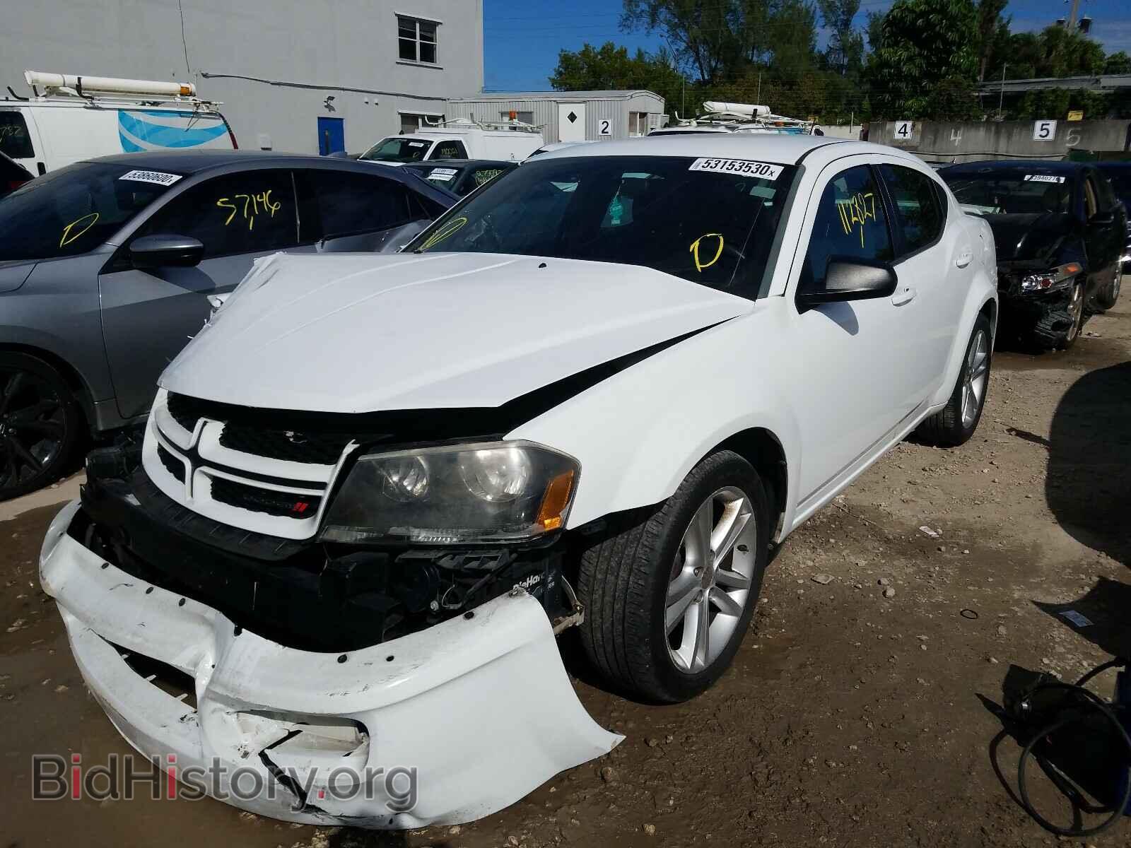 2013 DODGE AVENGER - VIN: 1C3CDZAG5DN750055 - Фото 2