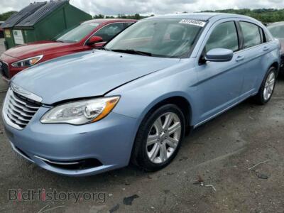 2013 Chrysler 200 Touring, turquoise — VIN 1C3CCBBB8DN515047, Copart