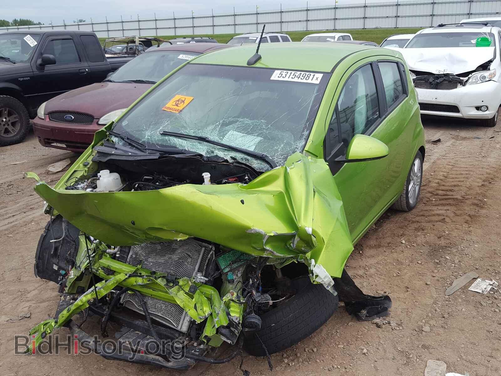 2014 CHEVROLET SPARK - VIN: KL8CD6S90EC480555 - Фото 2