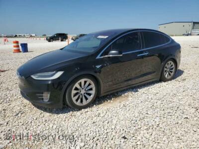 2016 Tesla MODEL X, черный — VIN 5YJXCAE24GF016316, Copart