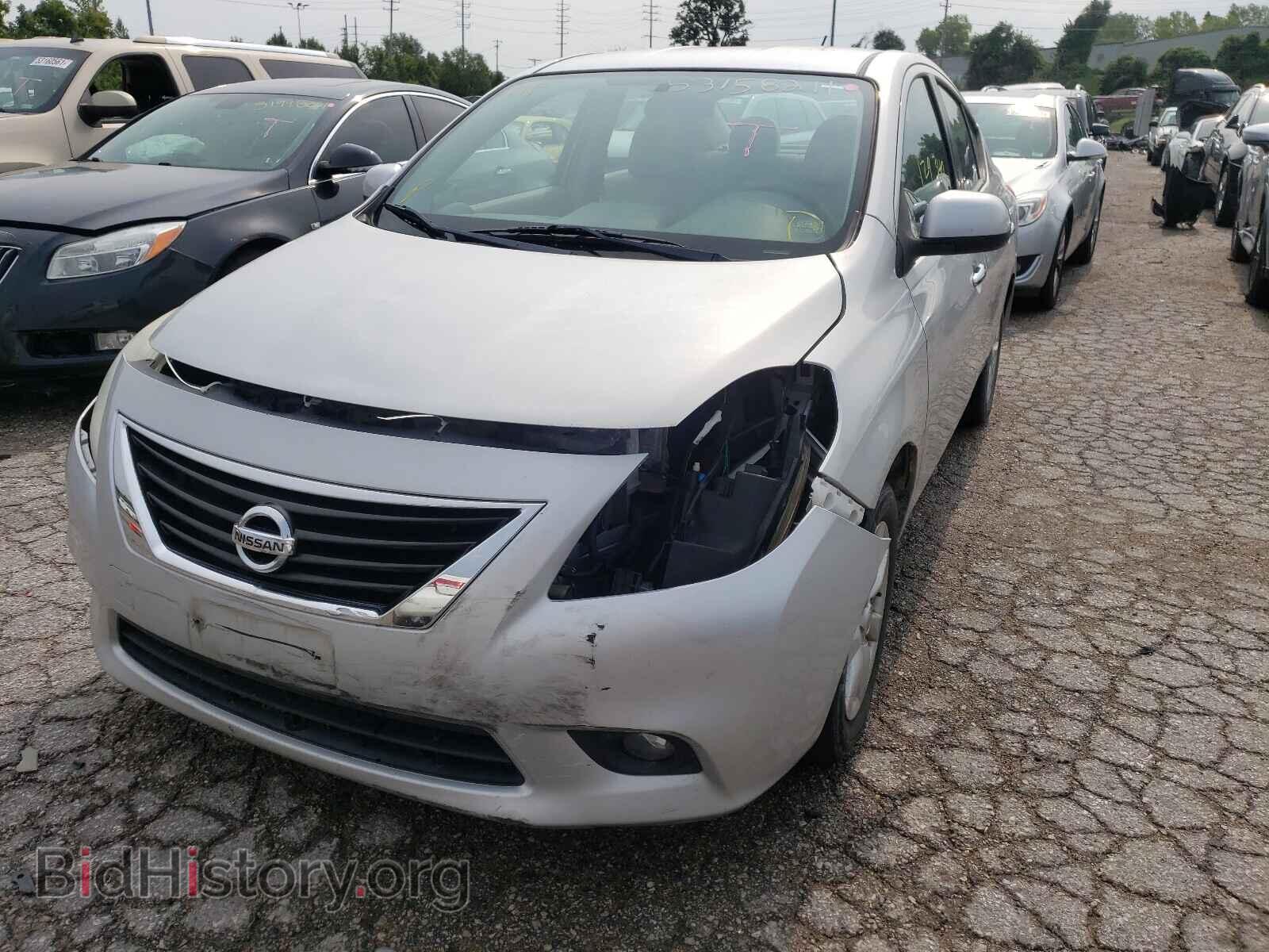 2012 NISSAN VERSA - VIN: 3N1CN7AP1CL800223 - Фото 2