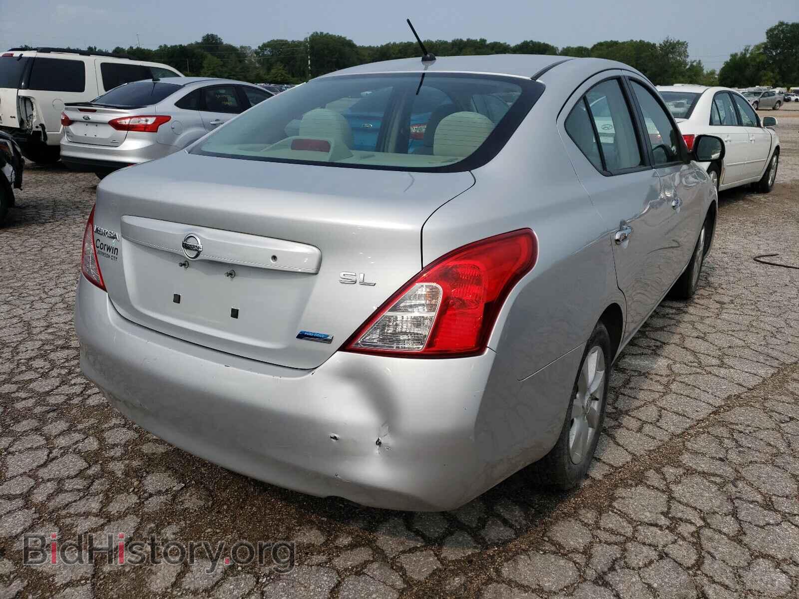 2012 NISSAN VERSA - VIN: 3N1CN7AP1CL800223 - Фото 4
