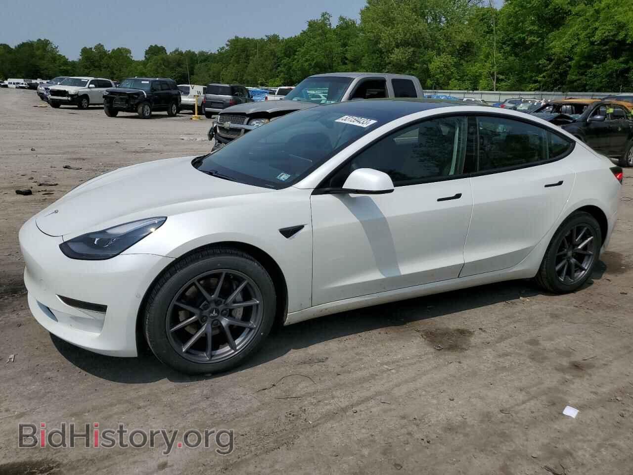 Photo 5YJ3E1EA1MF016494 - TESLA MODEL 3 2021