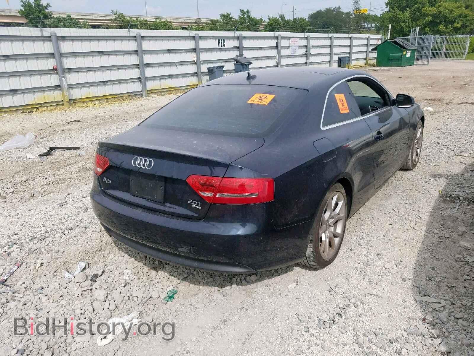 2012 AUDI A5 PREMIUM - VIN: WAULFAFR6CA013385 - Фото 4