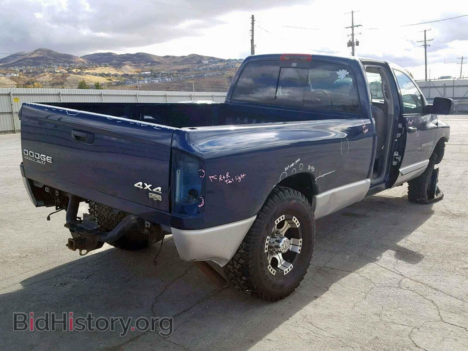 2003 DODGE RAM 2500 - VIN: 3D7KU28D23G741496 - Фото 4