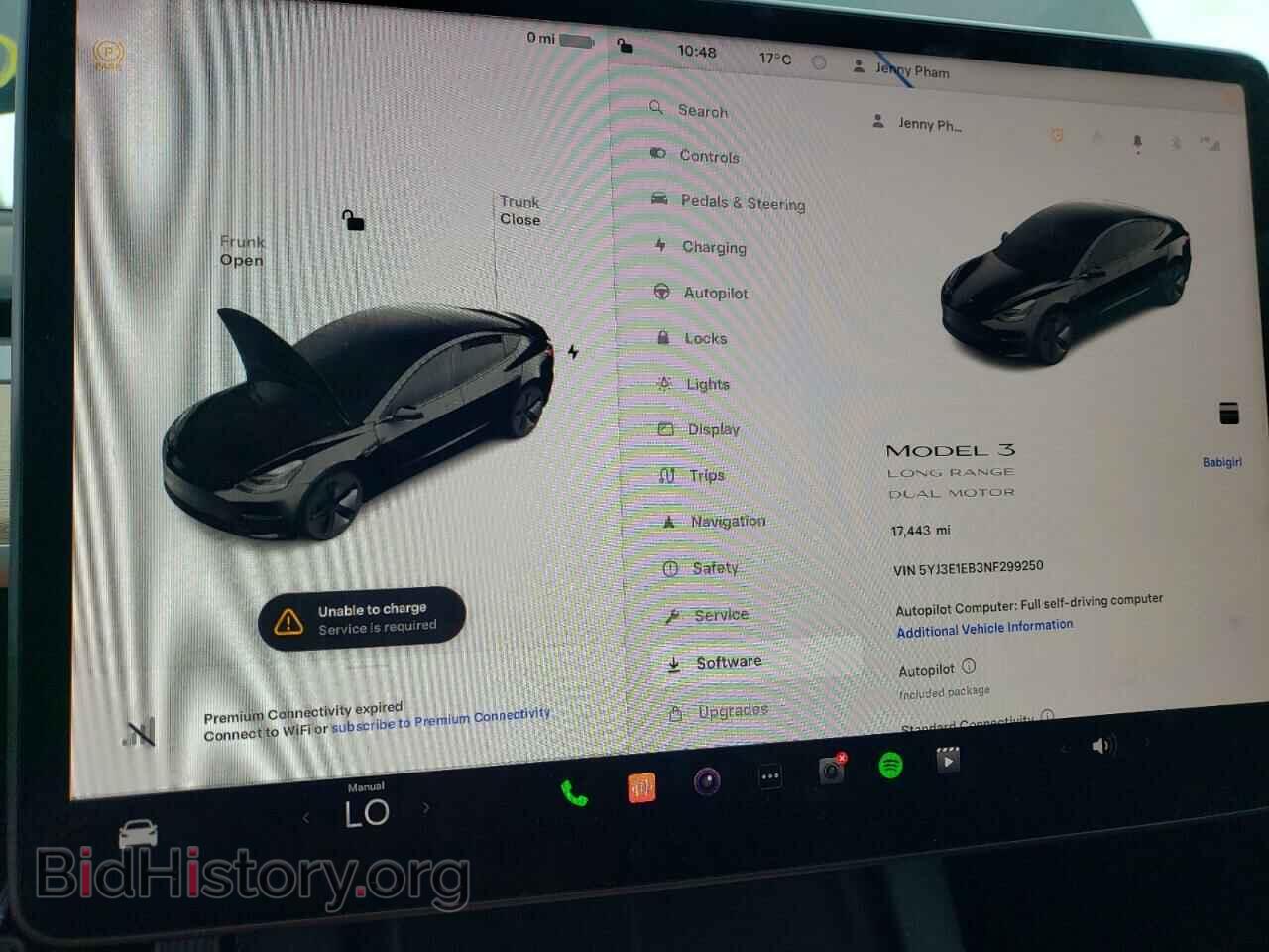 2022 TESLA MODEL 3 - VIN: 5YJ3E1EB3NF299250 - Photo 9