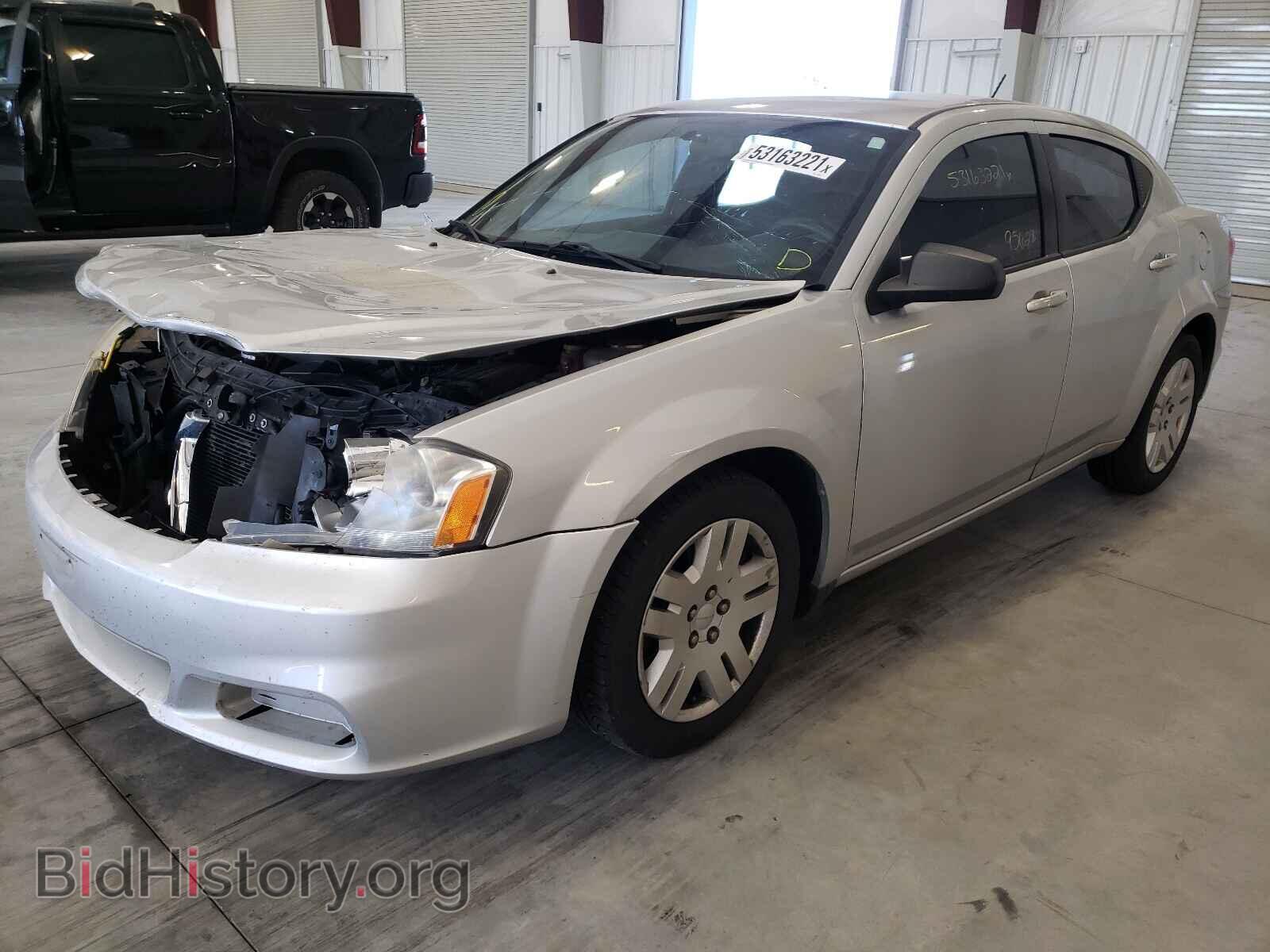 2012 DODGE AVENGER - VIN: 1C3CDZAB8CN136605 - Фото 2