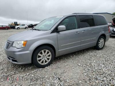 2014 Chrysler MINIVAN Touring, silver — VIN 2C4RC1BG1ER198731, Copart