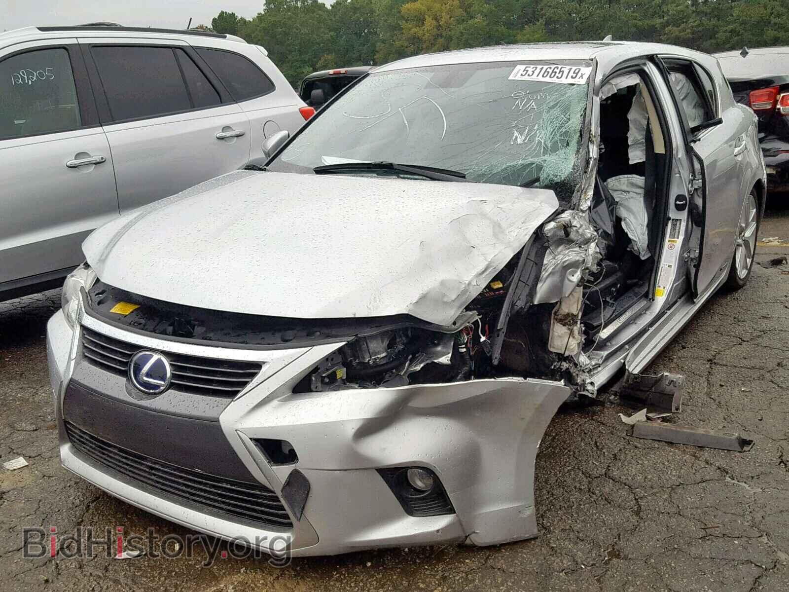 2014 LEXUS CT 200 - VIN: JTHKD5BH4E2201262 - Фото 2