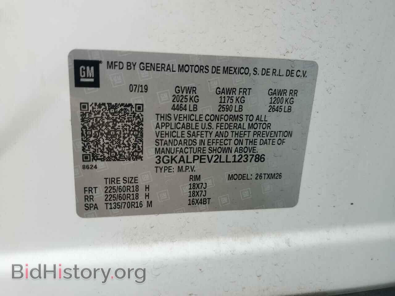 2020 GMC TERRAIN - VIN: 3GKALPEV2LL123786 - Фото 12