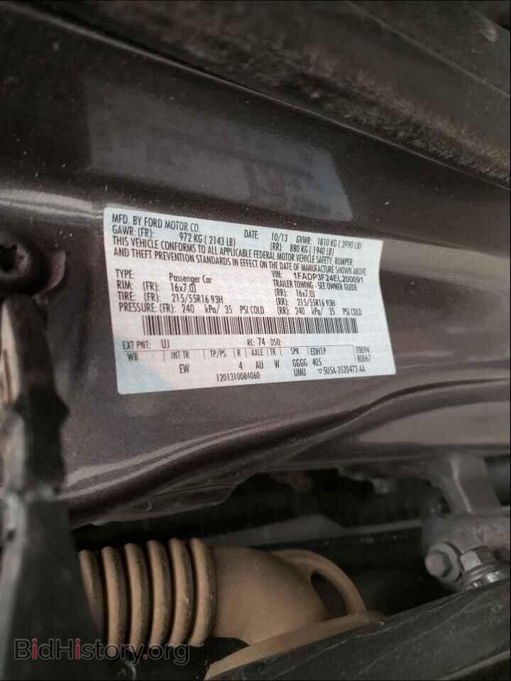 2014 FORD FOCUS - VIN: 1FADP3F24EL200091 - Фото 10