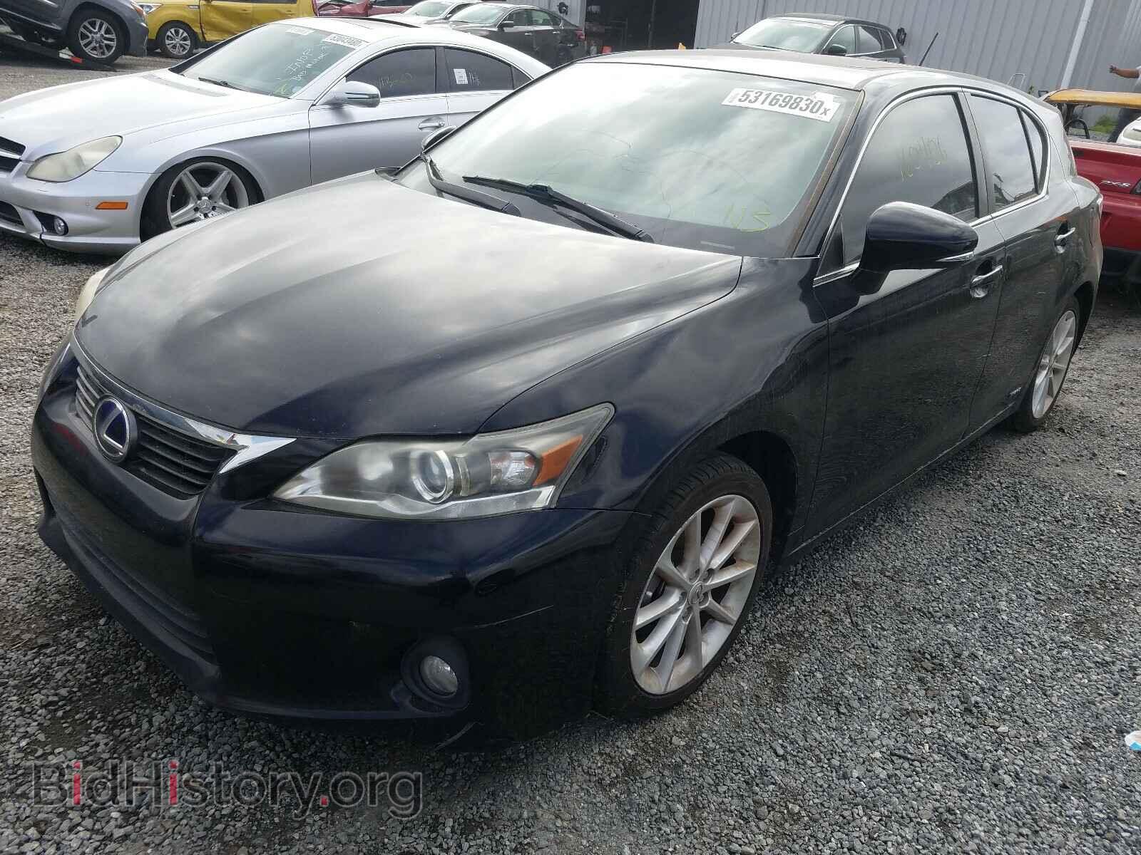 2011 LEXUS CT 200 - VIN: JTHKD5BH4B2041248 - Фото 2