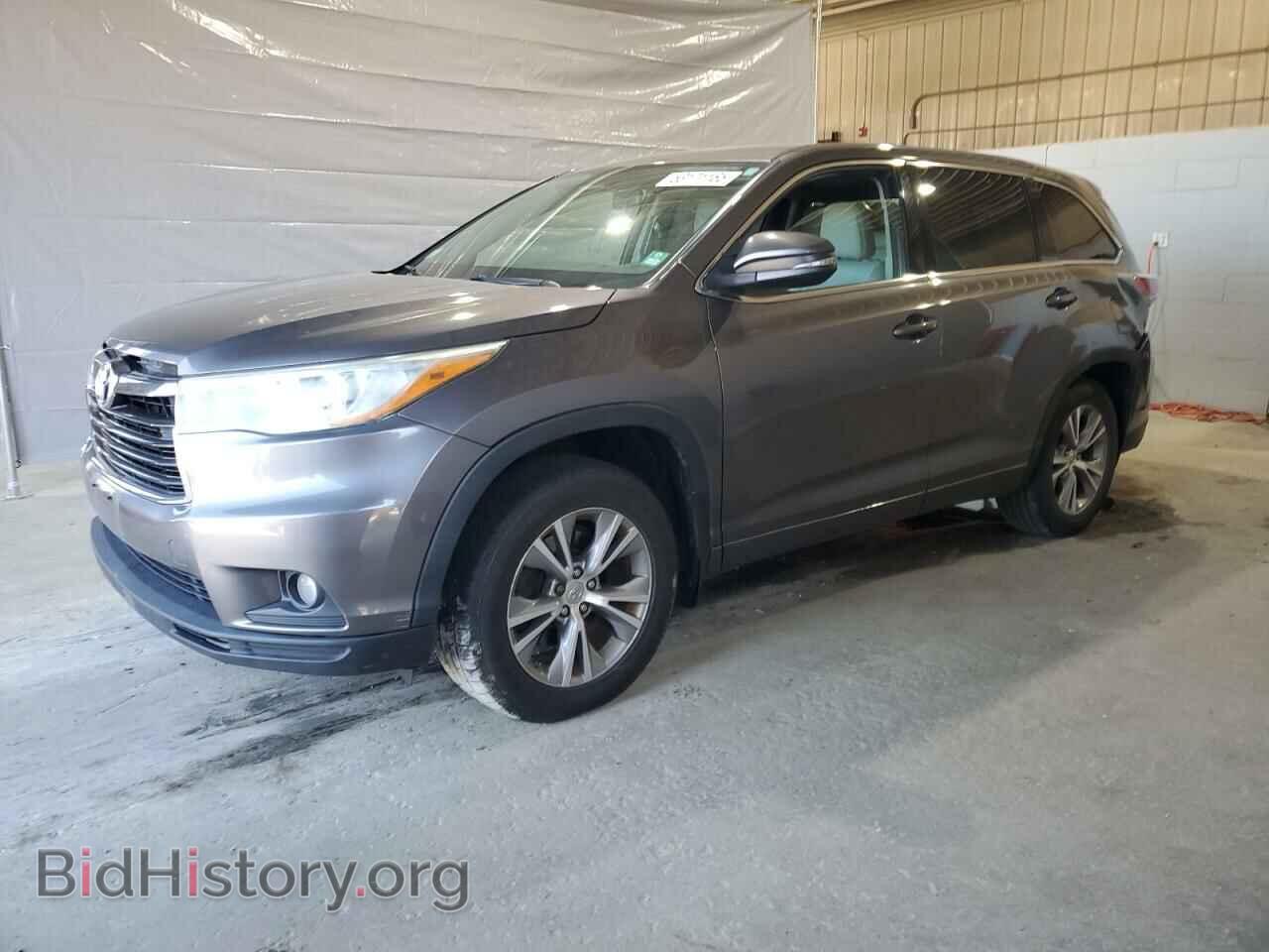 Photo 5TDBKRFH5FS087680 - TOYOTA HIGHLANDER 2015