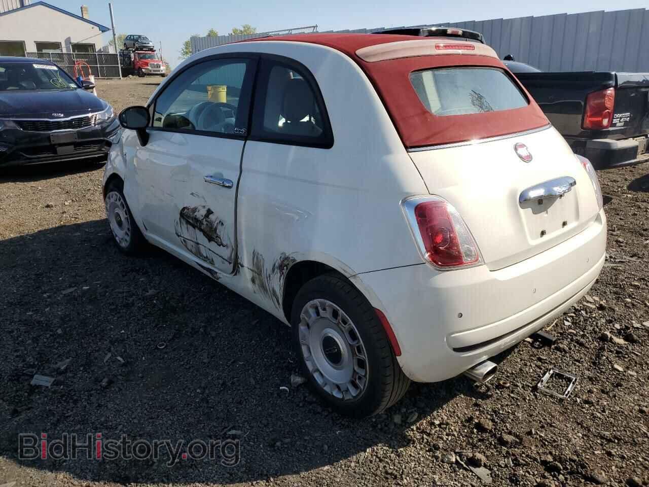 2013 FIAT 500 - VIN: 3C3CFFDR6DT684458 - Фото 2