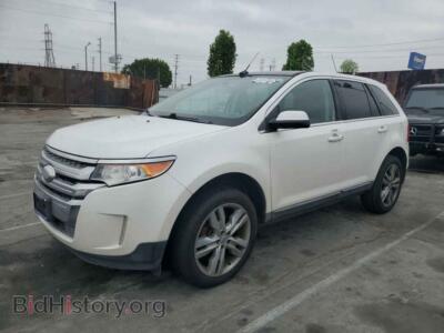 2013 Ford EDGE Limited, белый — VIN 2FMDK3KC5DBE34239, Copart