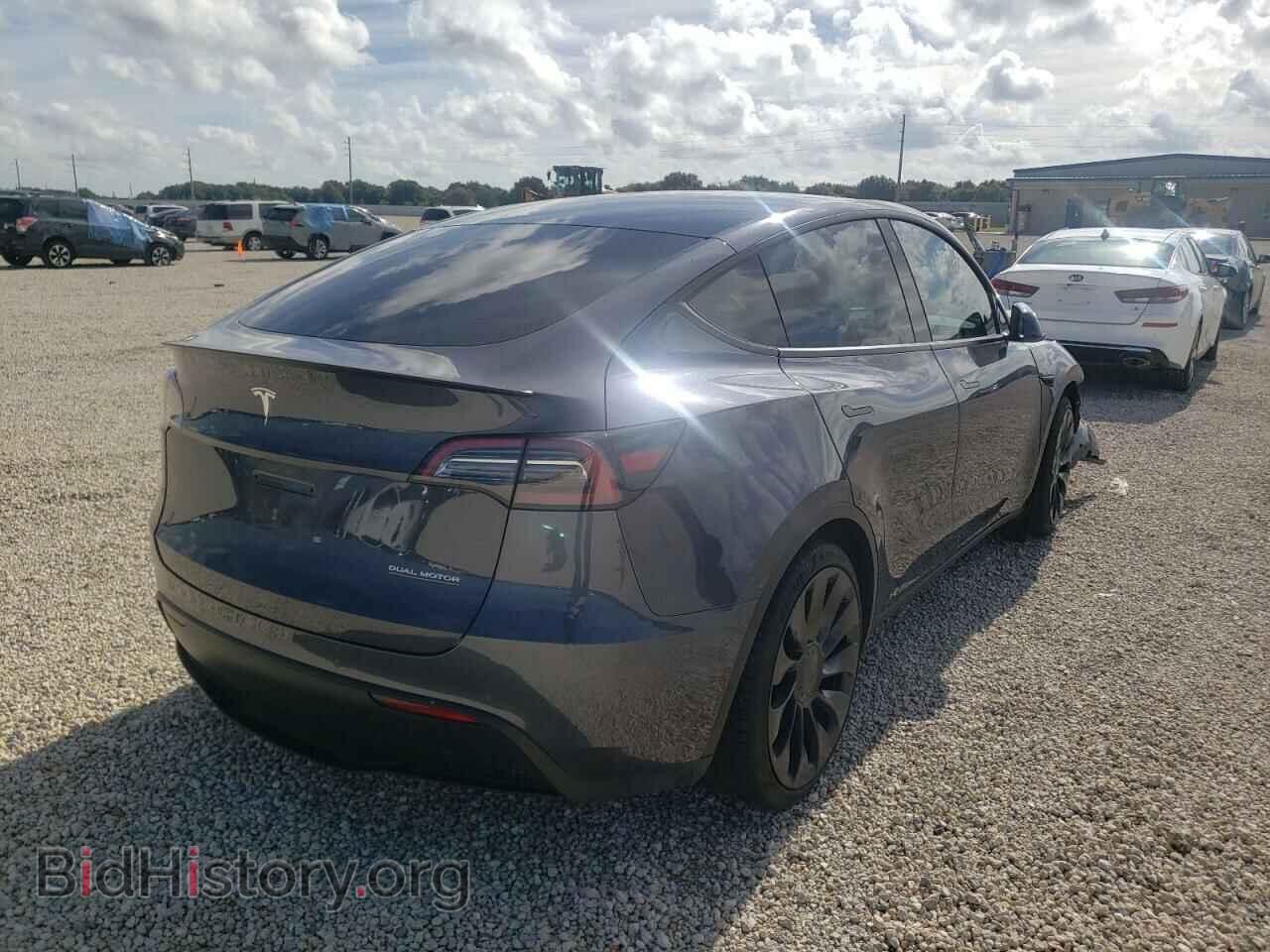 2021 TESLA MODEL Y - VIN: 5YJYGDEF8MF304767 - Фото 4