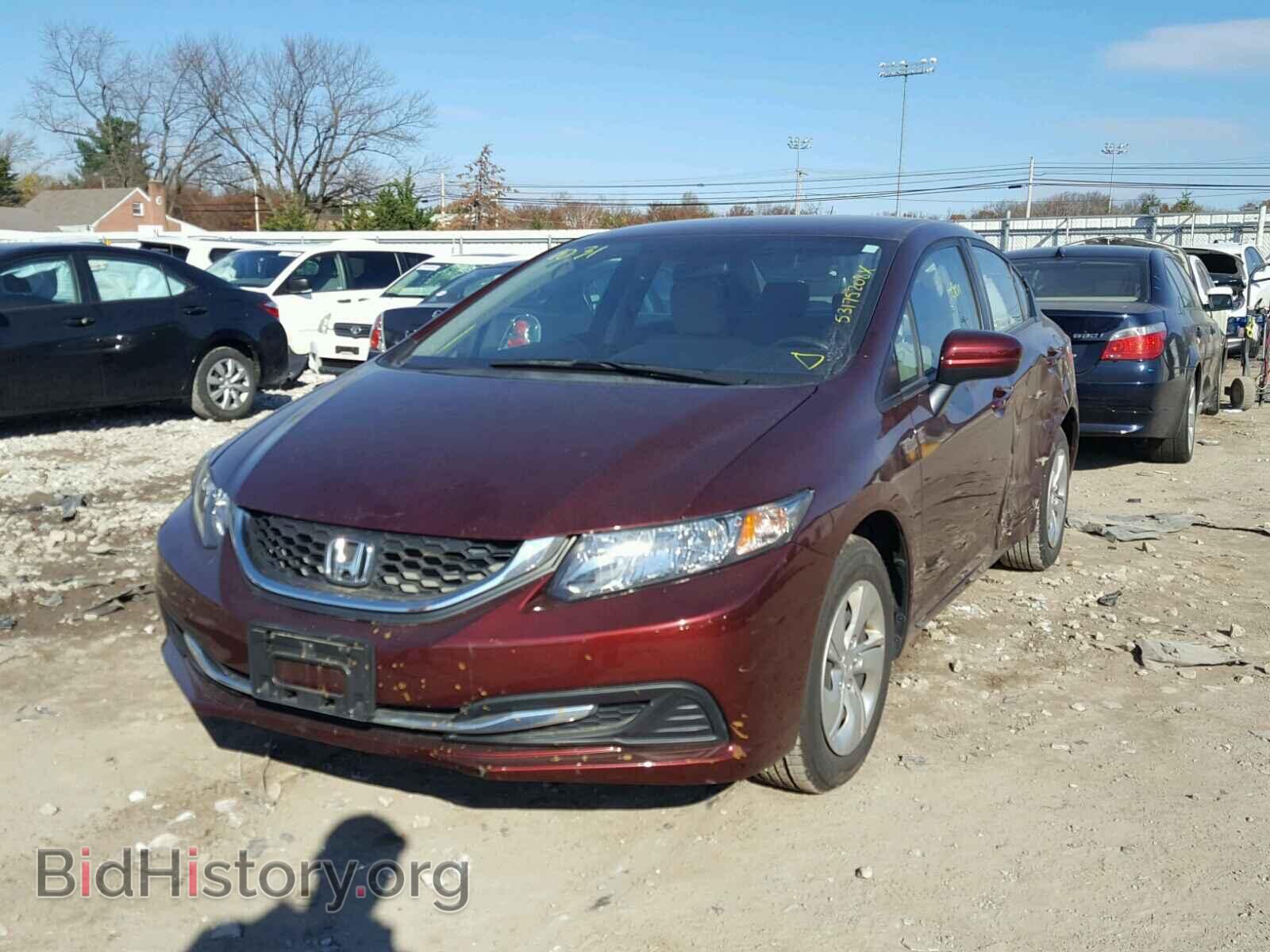 2014 HONDA CIVIC LX - VIN: 19XFB2F59EE230511 - Фото 2