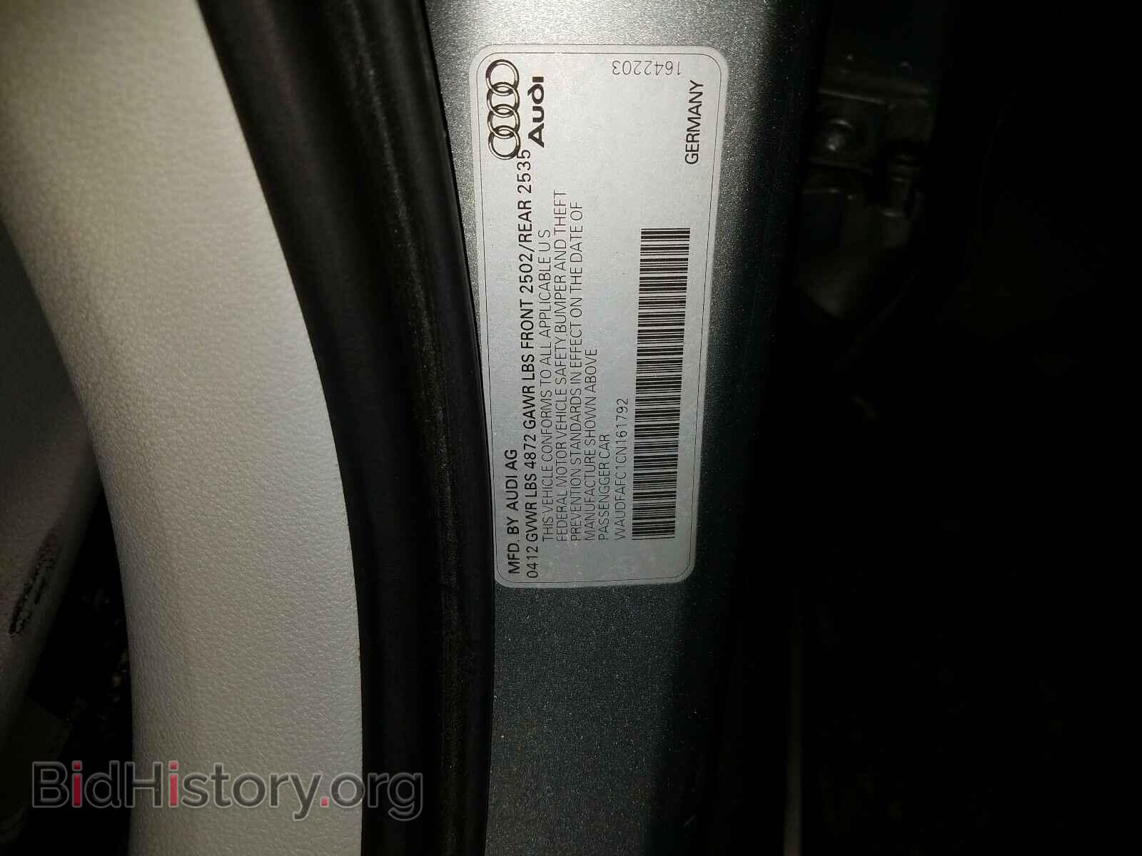 2012 AUDI A6 - VIN: WAUDFAFC1CN161792 - Photo 10