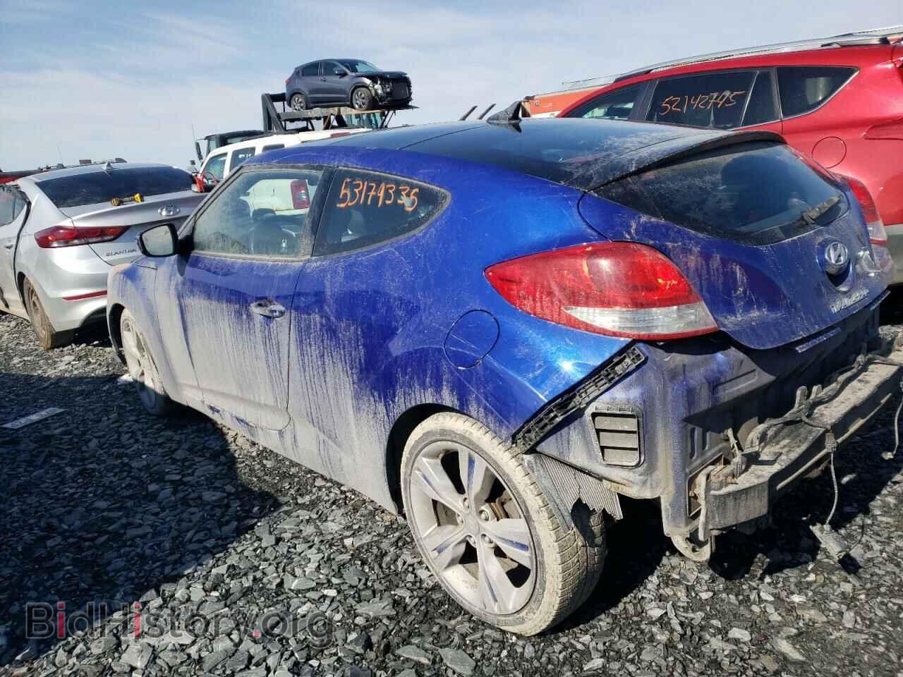 2012 HYUNDAI VELOSTER - VIN: KMHTC6AD5CU058574 - Фото 2