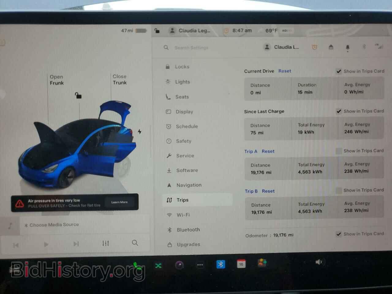 2023 TESLA MODEL 3 - VIN: 5YJ3E1EB5PF711798 - Фото 9