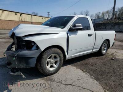 2012 Dodge RAM 1500 ST, white — VIN 3C6JD6AT9CG261641, Copart