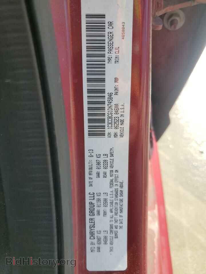 2013 CHRYSLER 200 - VIN: 1C3CCBCG1DN745846 - Фото 12