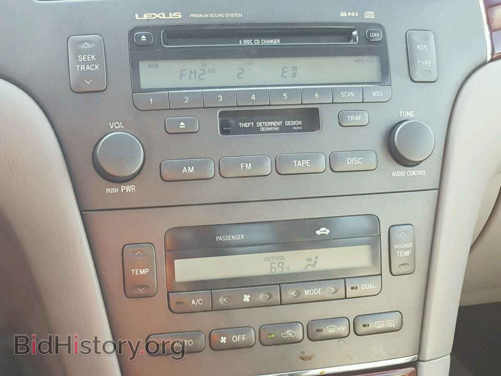 2002 LEXUS ES300 - VIN: JTHBF30G020062604 - Фото 9