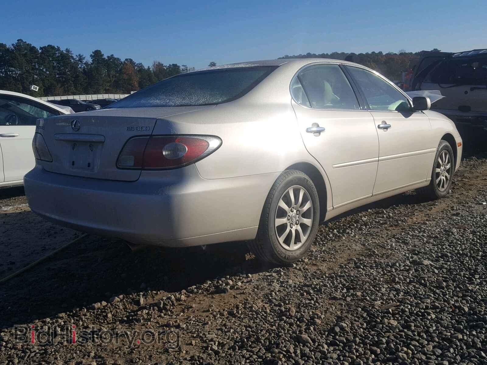 2003 LEXUS ES300 - VIN: JTHBF30G436004932 - Фото 4