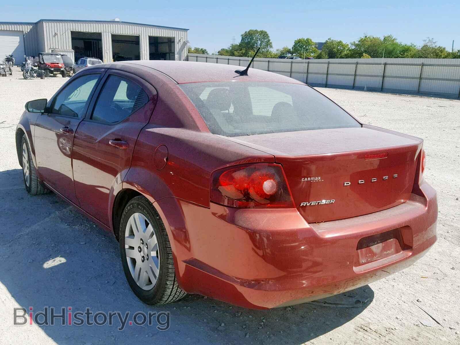 2014 DODGE AVENGER - VIN: 1C3CDZAB2EN189237 - Фото 3