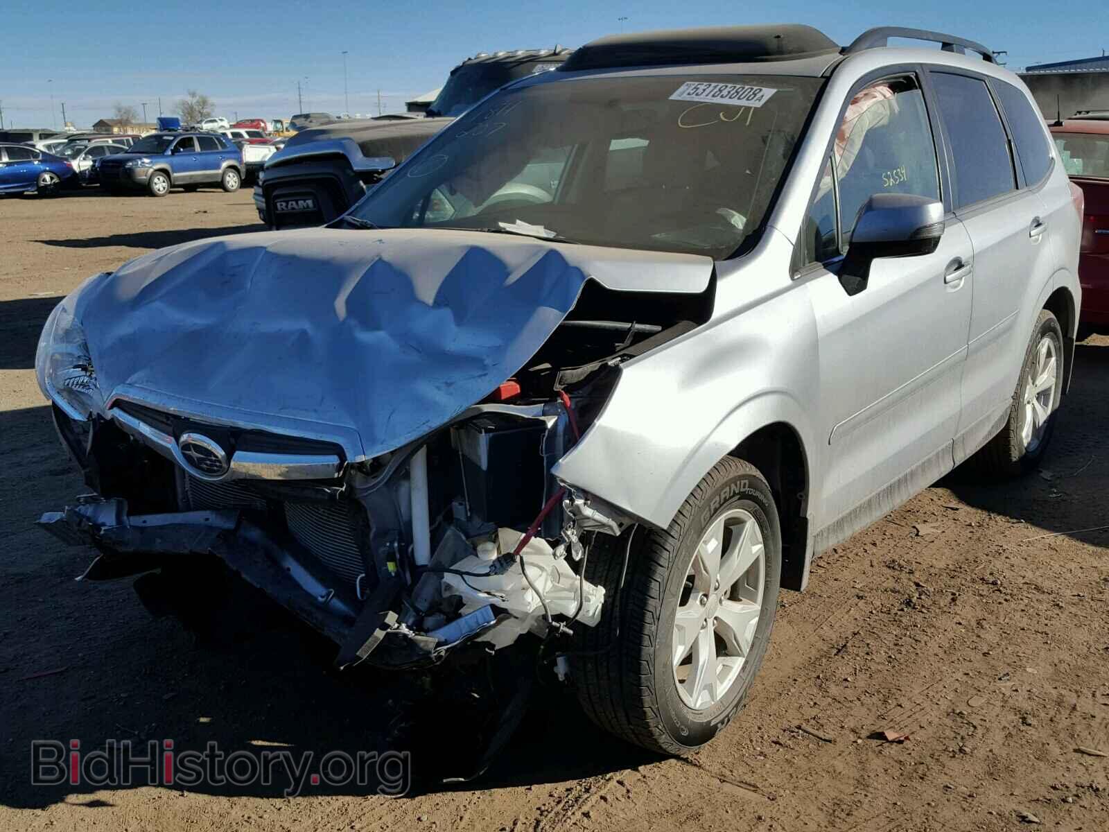 2014 SUBARU FORESTER - VIN: JF2SJAMC9EH500913 - Фото 2