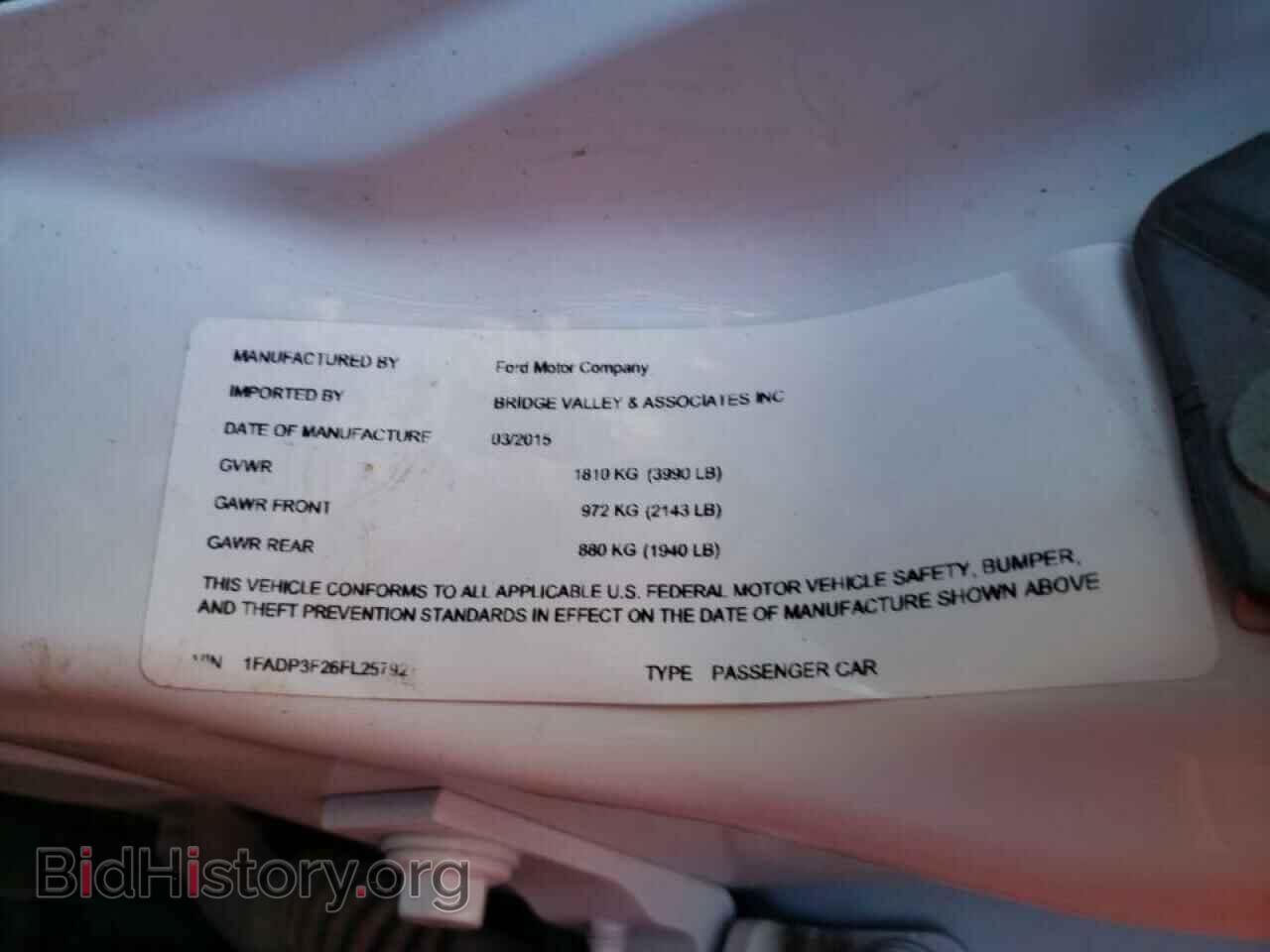 2015 FORD FOCUS - VIN: 1FADP3F26FL257927 - Фото 10