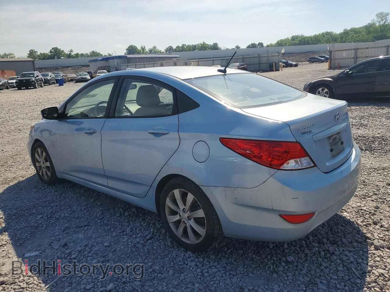 2014 HYUNDAI ACCENT - VIN: KMHCU4AE6EU605221 - Фото 2