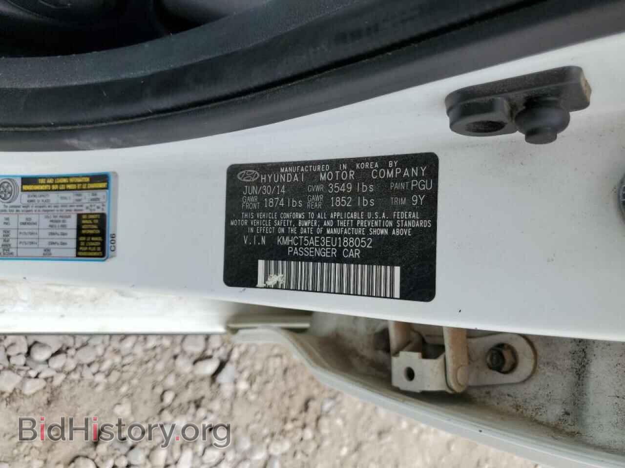 2014 HYUNDAI ACCENT - VIN: KMHCT5AE3EU188052 - Фото 10