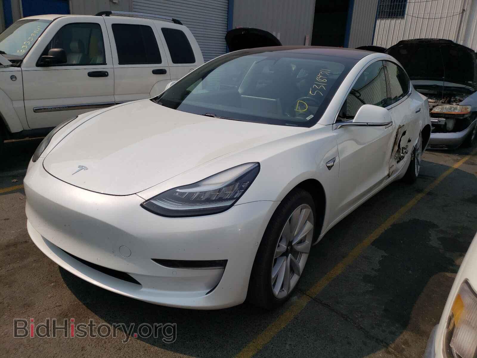 2018 TESLA MODEL 3 - VIN: 5YJ3E1EAXJF015839 - Фото 2
