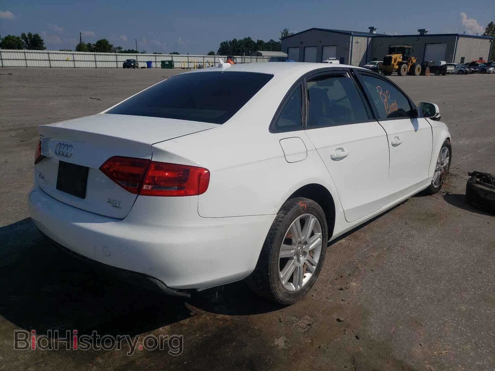 2011 AUDI A4 - VIN: WAUBFAFL2BN010854 - Фото 4