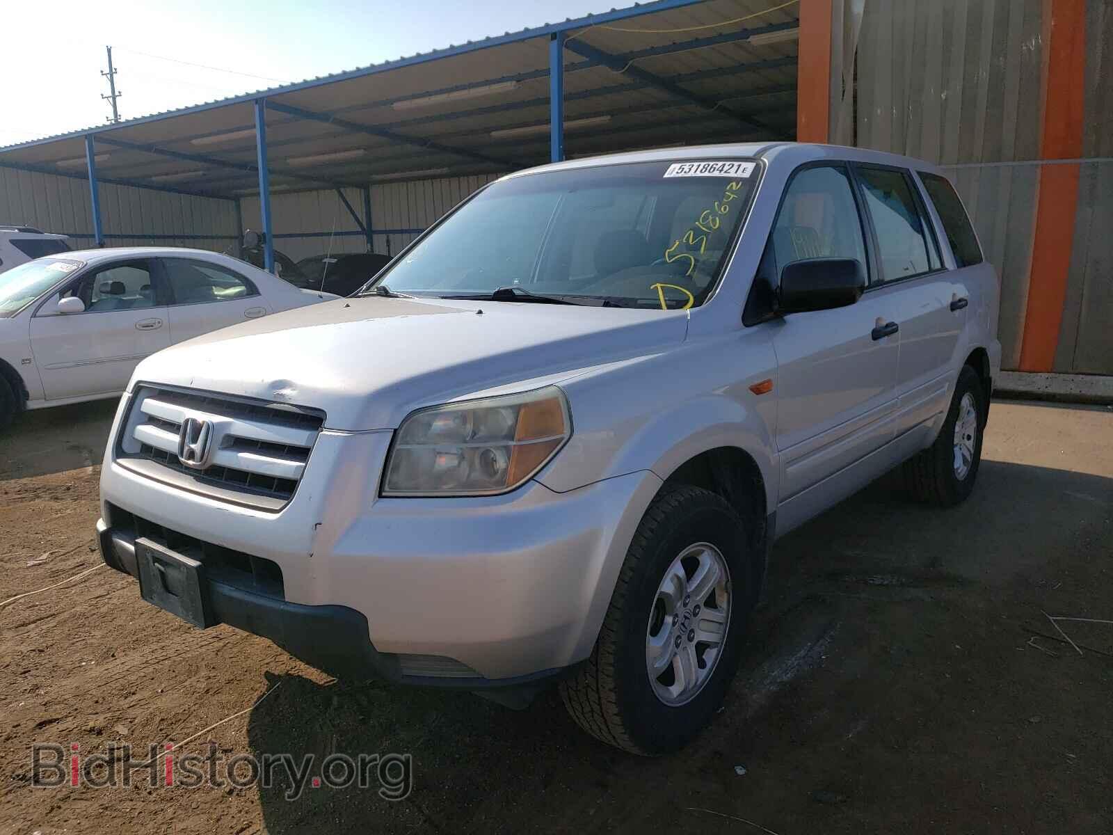 2006 HONDA PILOT - VIN: 5FNYF18166B012801 - Фото 2