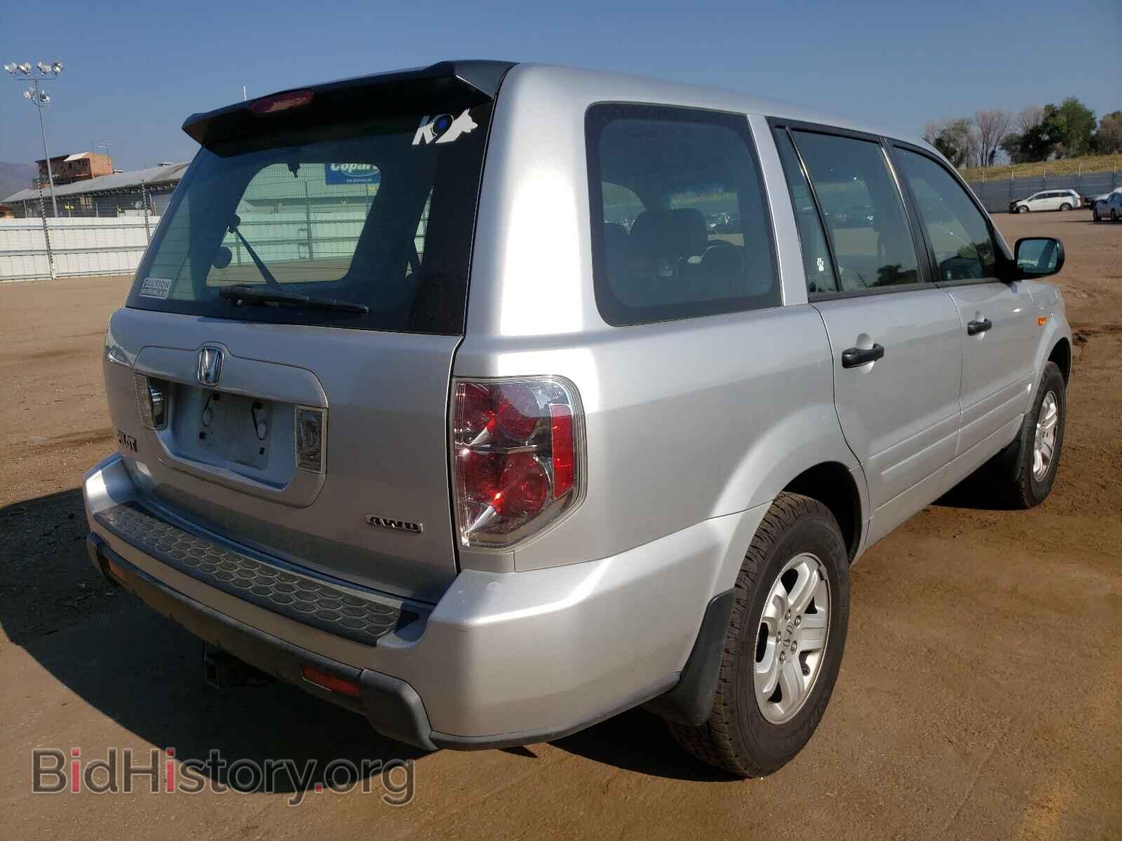 2006 HONDA PILOT - VIN: 5FNYF18166B012801 - Фото 4