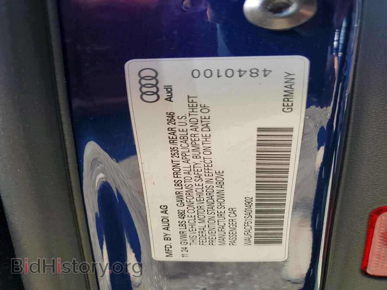 2025 AUDI A5 - VIN: WAUFACF51SA014902 - Фото 12
