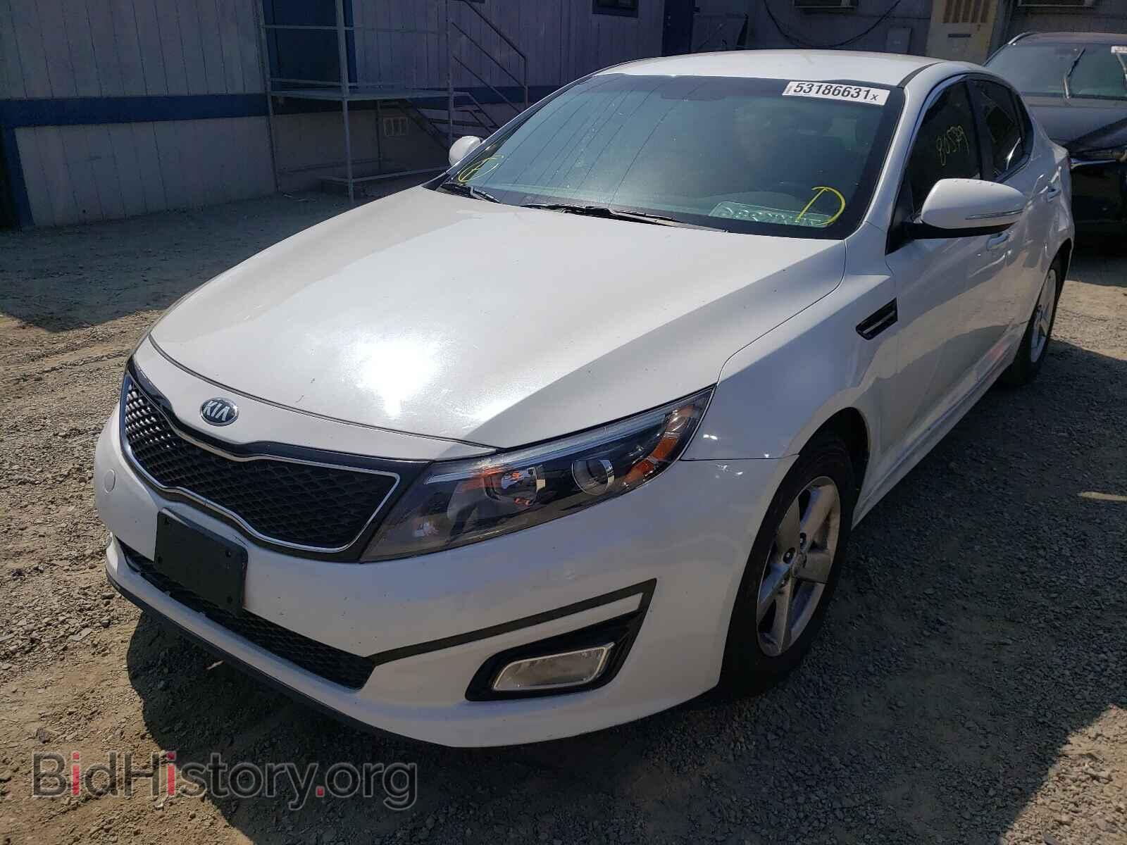2015 KIA OPTIMA - VIN: KNAGM4A72F5650494 - Фото 2