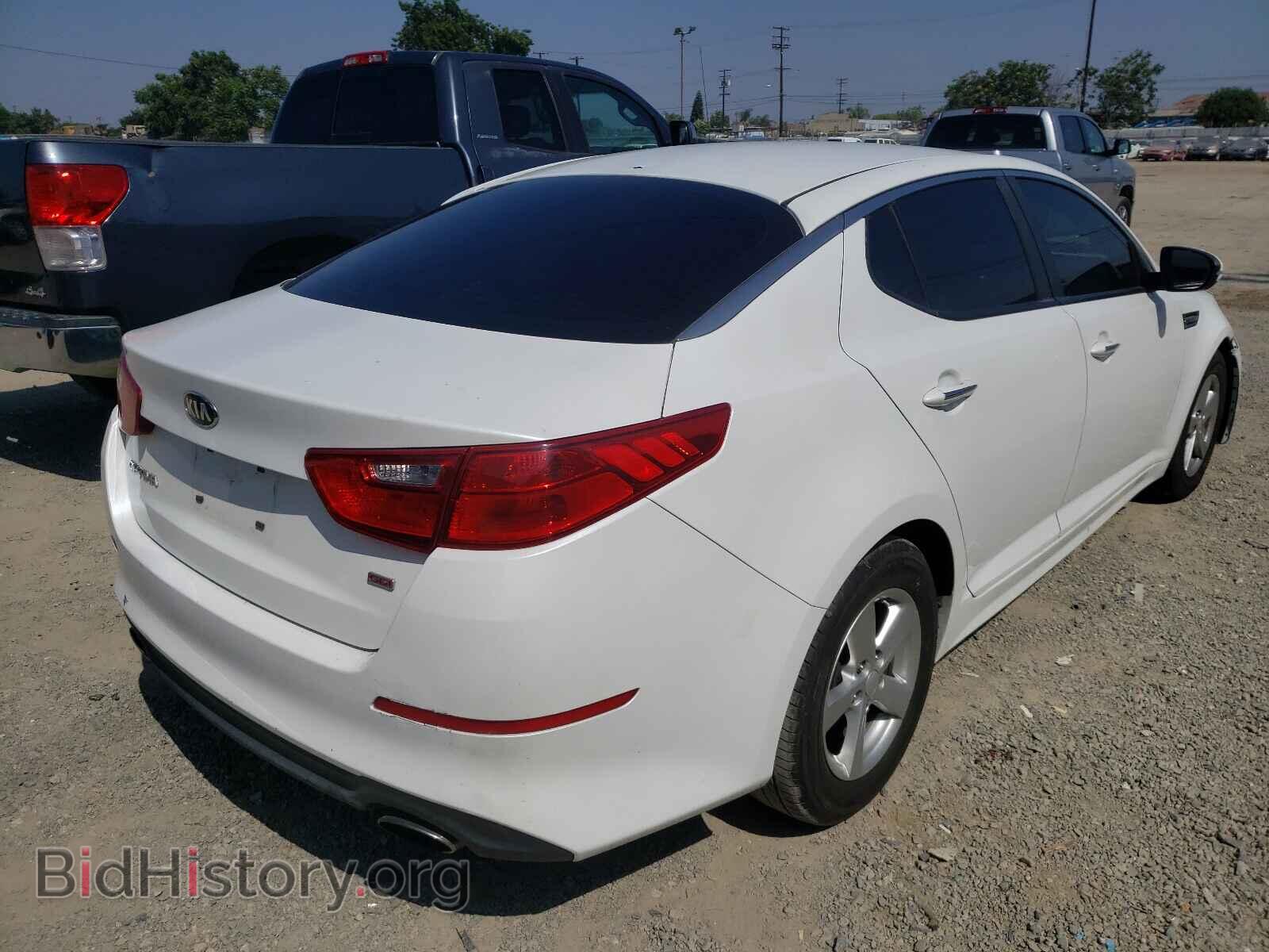 2015 KIA OPTIMA - VIN: KNAGM4A72F5650494 - Фото 4