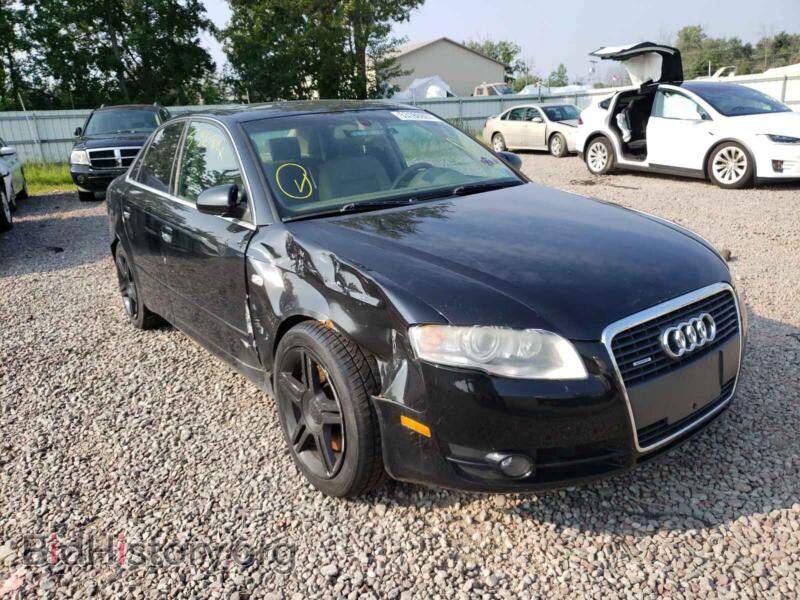 2007 Audi A4 A4 2.0T QU (VIN WAUDF78EX7A154323) — photo 1 of 10, Copart, damage: side