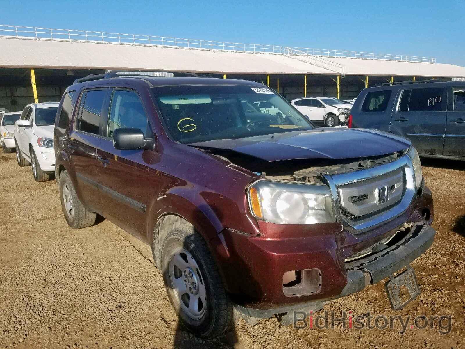 Photo 5FNYF4H20BB028707 - HONDA PILOT LX 2011