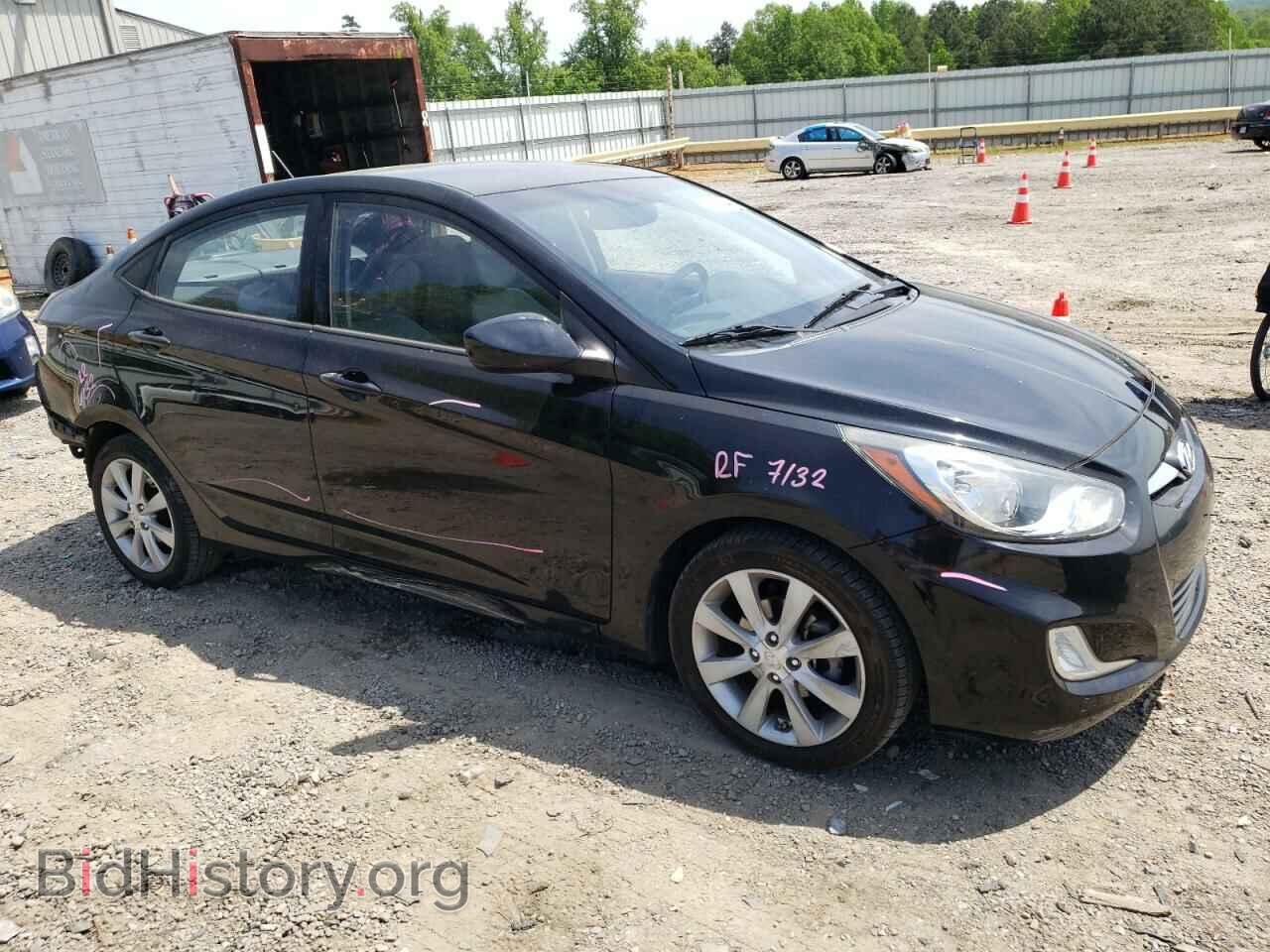 2013 HYUNDAI ACCENT - VIN: KMHCU4AE1DU444422 - Фото 4