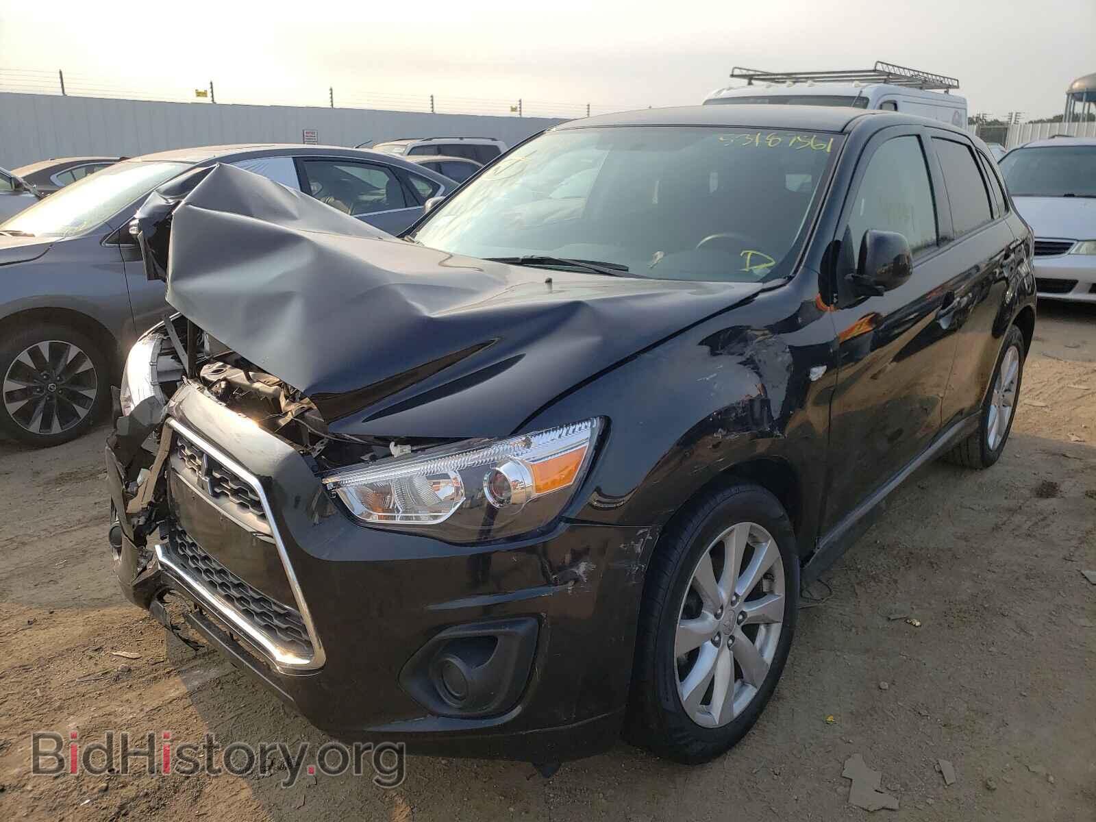 2014 MITSUBISHI OUTLANDER - VIN: 4A4AP3AU8EE008580 - Фото 2